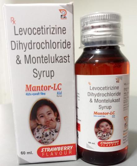Mantor LC Kid Syrup packaging