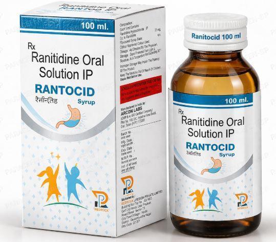Rantocid Syrup packaging
