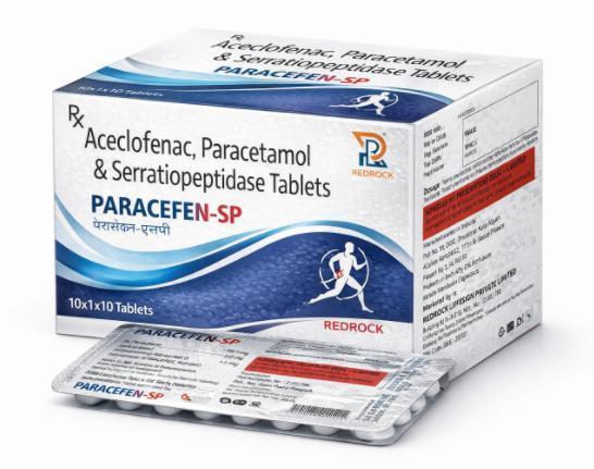 Paracefen-SP Tablets packaging